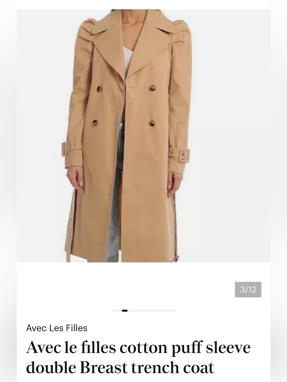 Avec les filles trench coat